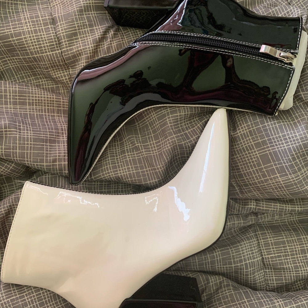 Two-toned boots
